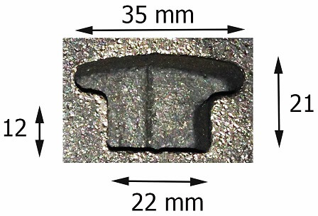 Befestigungsanker  recht 180mm